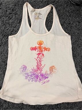 Salt Life Women's Tank Top with Gradient Anchor Graphic Size Medium Nautical